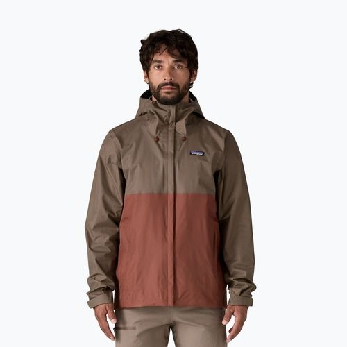 Kurtka przeciwdeszczowa męska Patagonia Torrentshell 3L Rain marlow brown