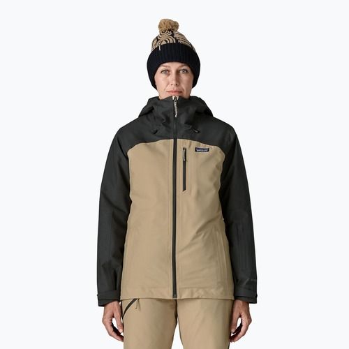 Kurtka narciarska damska Patagonia Insulated Powder Town oar tan