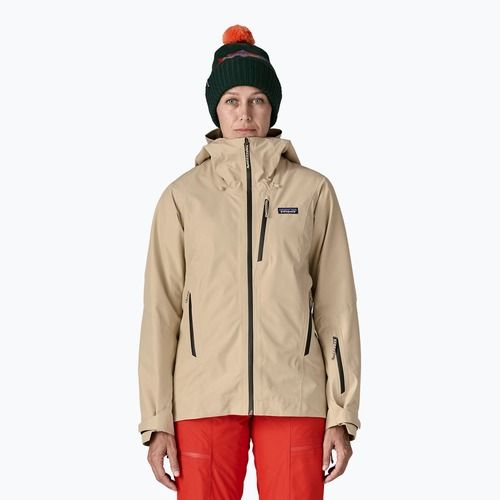 Kurtka narciarska damska Patagonia Insulated Storm Shift oar tan