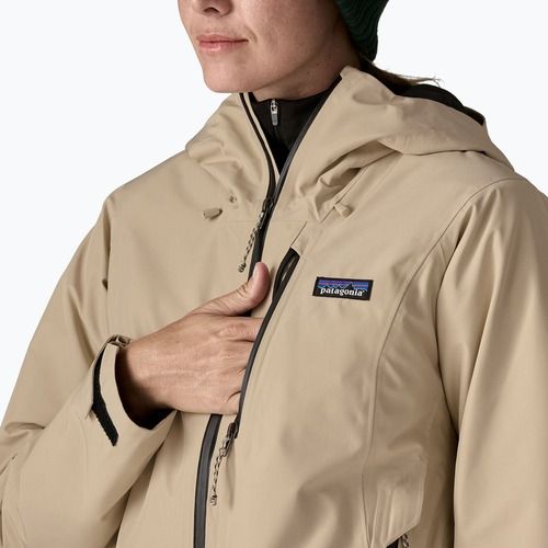 Kurtka narciarska damska Patagonia Insulated Storm Shift oar tan