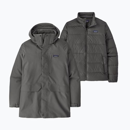 Kurtka 3w1 męska Patagonia Tres 3-in-1 Parka forge grey