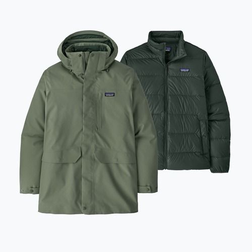 Kurtka 3w1 męska Patagonia Tres 3-in-1 Parka old growth green