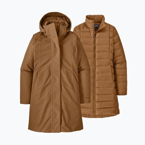 Kurtka 3w1 damska Patagonia Tres 3-in-1 Parka deer brown