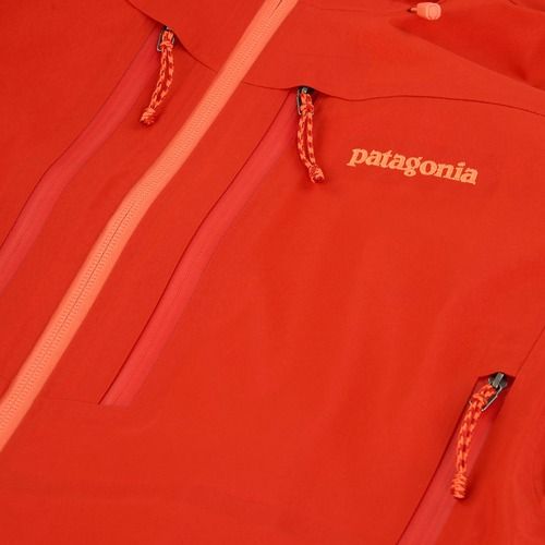 Kurtka przeciwdeszczowa damska Patagonia Pluma Pro sizzle red