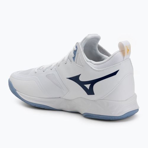 Buty do siatkówki Mizuno Wave Dimension Mid white/bellwether blue/belairblu