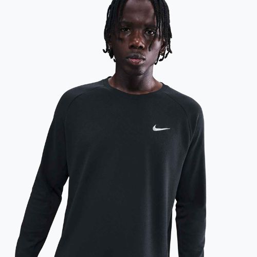 Longsleeve do biegania męski Nike Stride Dri-Fit Waffle Crew black