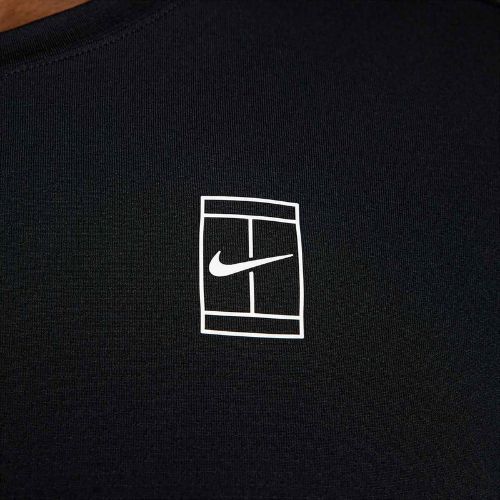 Koszulka tenisowa męska Nike Court Dri-Fit Advantage black/white