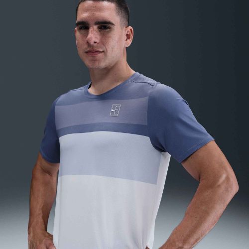 Koszulka tenisowa męska Nike Court Dri-Fit Advantage world indigo/white