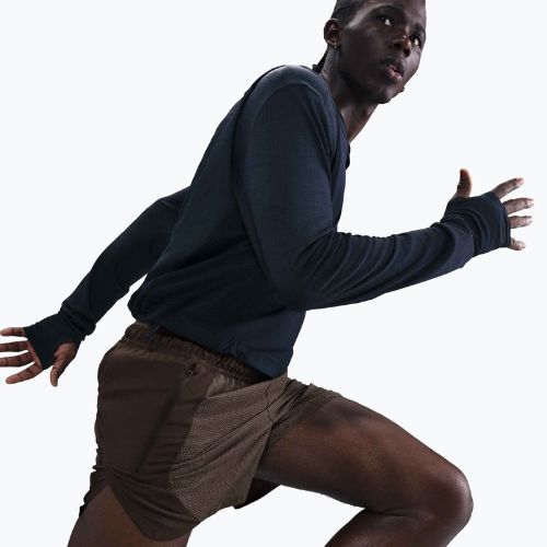 Spodenki do biegania męskie Nike Run Dri-Fit 5" baroque brown/black