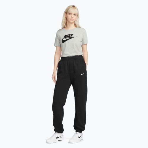 Koszulka damska Nike Sportswear Club Essentials Logo dark grey heather/black