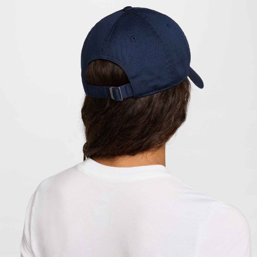 Czapka z daszkiem Nike Club Unstructured Futura Wash obsidian/white