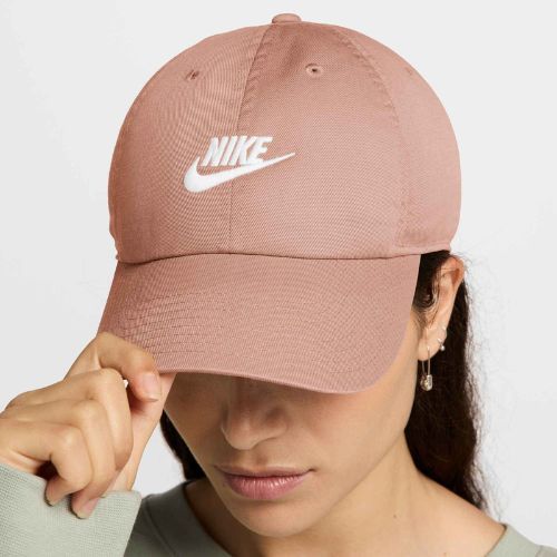 Czapka z daszkiem Nike Club Unstructured Futura Wash rose gold/white