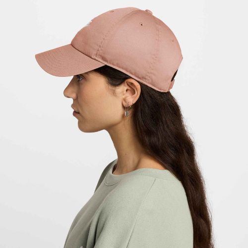Czapka z daszkiem Nike Club Unstructured Futura Wash rose gold/white