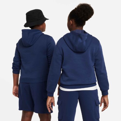 Bluza dziecięca Nike Sportswear Club Fleece midnight navy/white