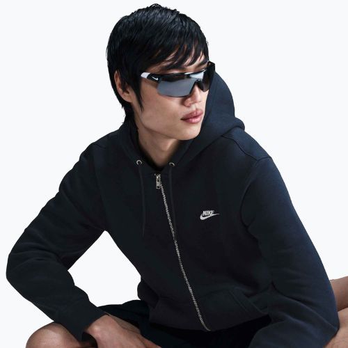 Bluza męska Nike Club Full Zip Hoodie obsidian/obsidian/white