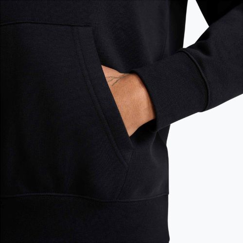 Bluza męska Nike Club French Terry Pullover Hoodie black/black/white