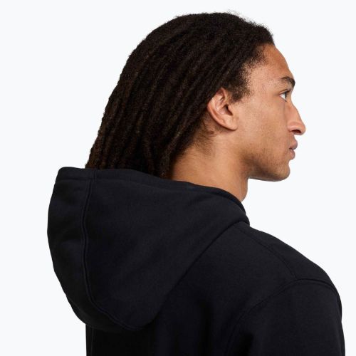 Bluza męska Nike Club French Terry Pullover Hoodie black/black/white