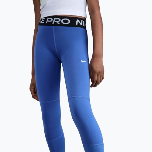 Legginsy dziecięce Nike Pro Dri-FIT comet blue/black/white