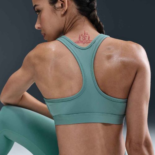 Biustonosz treningowy Nike Swoosh Light Support cannon/white