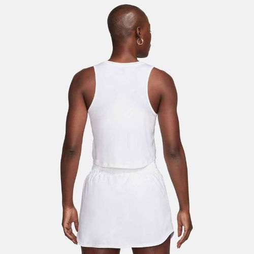 Koszulka treningowa damska Nike One Classic Dri-Fit Cropped Tank white