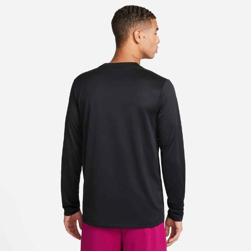 Longsleeve treningowy męski Nike Dri-FIT Legend black/matte silver