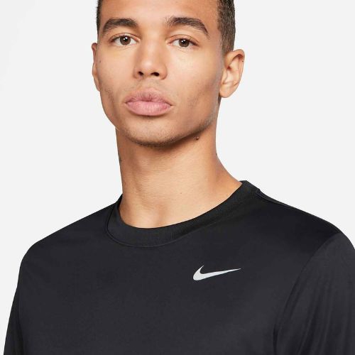 Longsleeve treningowy męski Nike Dri-FIT Legend black/matte silver