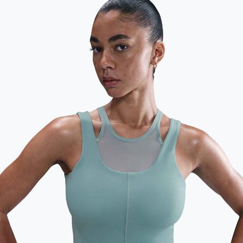 Top treningowy damski Nike One Fitted Dri-Fit Cropped Tank cannon/bicoastal