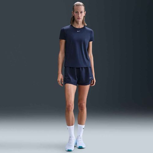 Koszulka treningowa damska Nike One Classic Dri-Fit midnight navy/white