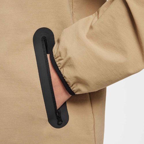 Kurtka dziecięca Nike Tech Woven parachute beige/parachute beige/black