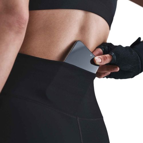 Legginsy damskie Nike One High-Waisted black/white