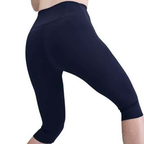 Legginsy damskie Nike One High Waisted Capri midnight navy/white