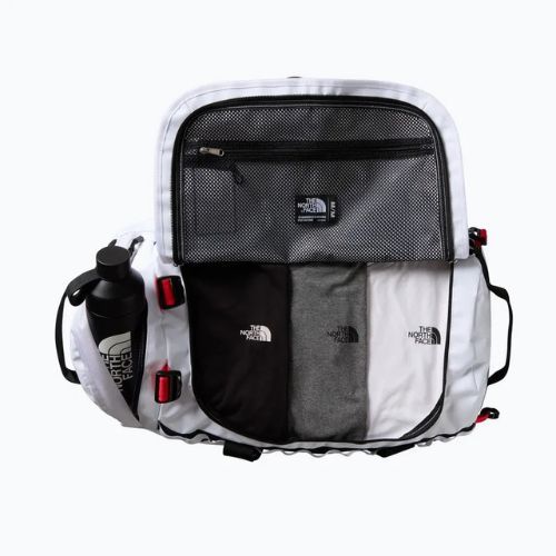 Torba podróżna The North Face Base Camp Duffel M 71 l white/black/elevation red