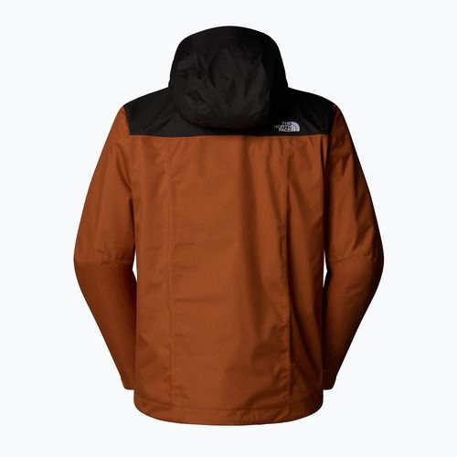 Kurtka 3w1 męska The North Face Evolve II Triclimate burnt umber/asphalt grey