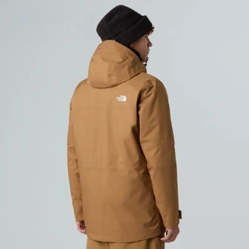 Kurtka snowboardowa męska The North Face Fourbarrel Triclimate utility brown/khaki