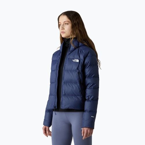 Kurtka puchowa damska The North Face Hyalite Down Hoodie lunar blue