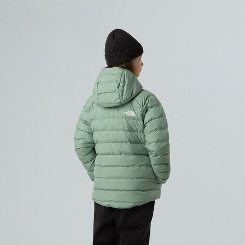 Kurtka ocieplana dziecięca The North Face Reversible Perrito Hooded slate moss