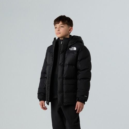 Kurtka puchowa dziecięca The North Face Hmyln Down Short Parka black/black