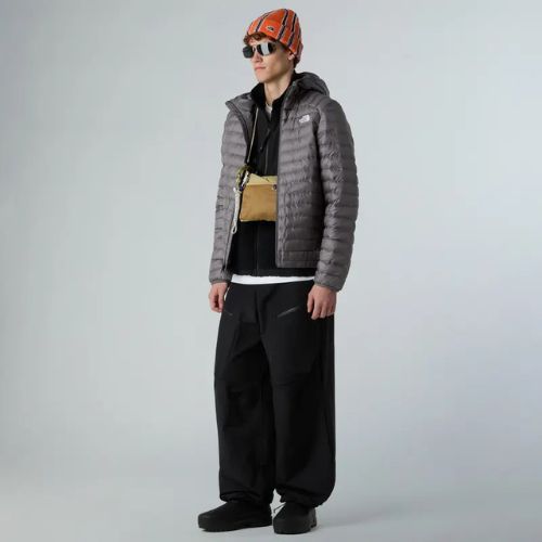 Kurtka ocieplana męska The North Face Huila Synthetic Hoodie smoked pearl