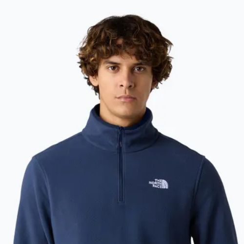 Bluza polarowa męska The North Face Glacier Fleece 1/4 Zip summit navy