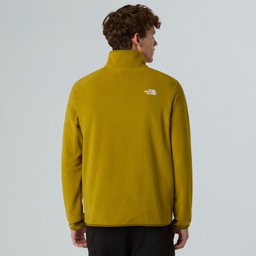 Bluza polarowa męska The North Face Glacier Fleece 1/4 Zip deep dijon