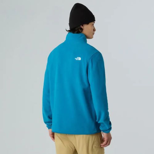Bluza polarowa męska The North Face Glacier Fleece 1/4 Zip dusk blue