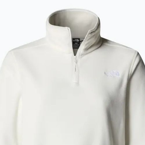 Bluza polarowa damska The North Face Glacier Fleece 1/4 Zip white dune