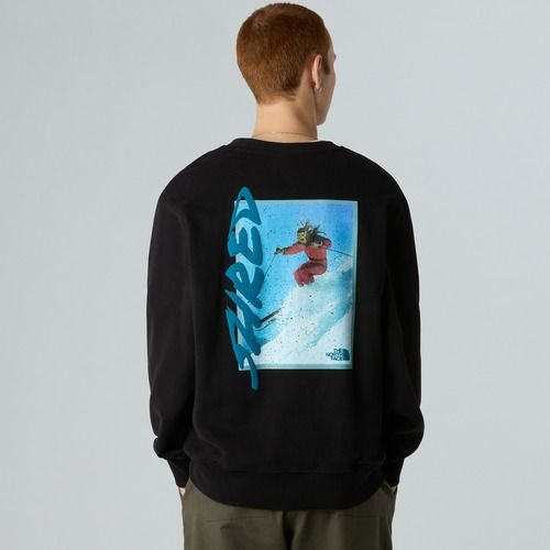 Bluza męska The North Face NSE Slopes Relaxed Crew GRA black