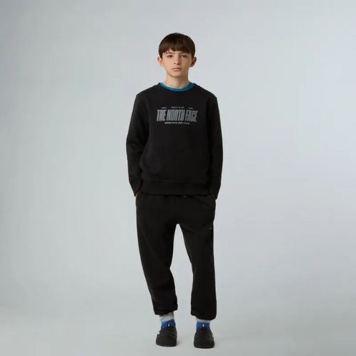 Bluza dziecięca The North Face Reflective Logo Relaxed Crew black