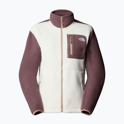 Bluza polarowa damska The North Face Yumiori Full Zip white dune/tawny quartz