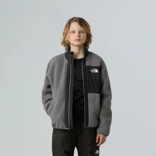 Bluza polarowa dziecięca The North Face Yumiori Full Zip smoked pearl/black