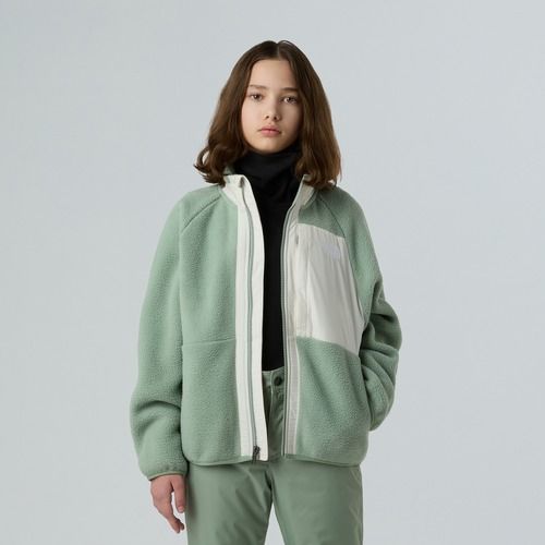 Bluza polarowa dziecięca The North Face Yumiori Full Zip slate moss/white dune