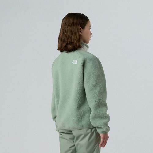 Bluza polarowa dziecięca The North Face Yumiori Full Zip slate moss/white dune