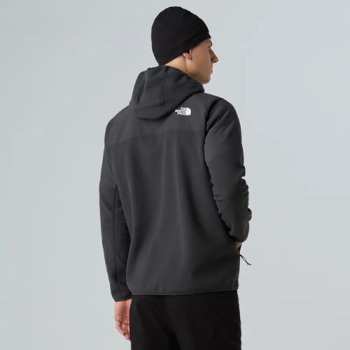 Bluza męska The North Face Glacier Heavyweight Full Zip HD asphalt grey/black