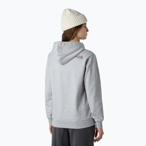 Bluza damska The North Face Drew Peak Pullover Hoodie lightgreyheather/tawnyquartz